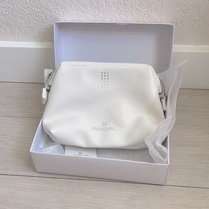 Swarovski cosmetics bag with Crystal